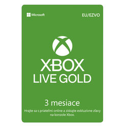 Xbox Live GOLD 3 havi előfizetés CD-Key
