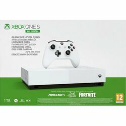 Xbox One S 1TB All-Digital + Fortnite + Minecraft + Sea of Thieves az pgs.hu