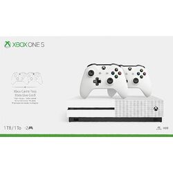 Xbox One S 1TB + Microsoft Xbox One S Wireless Controller, white na pgs.hu